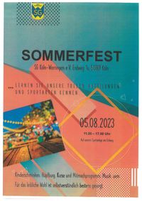 Sommerfest SG Worringen 2023